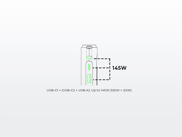 Three-Port Charging