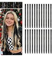 Dreamlover Tinsel Hair Extensions for Girls, Hair Accessories for Women, 24 Pieces