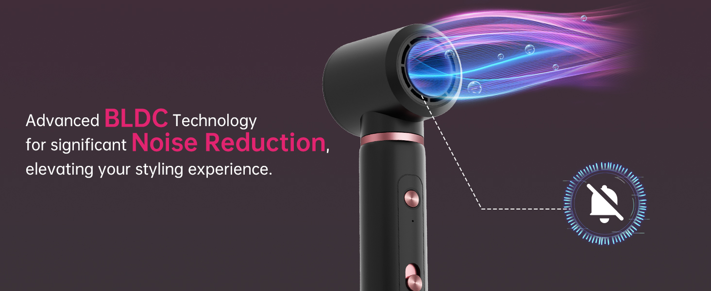 LOW NOISE LEVEL, advanced BLDC technology