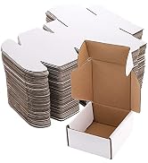 Cedilis 75 Pack Corrugated Mailer, 4x4x2 Inches Shipping Boxes, Small Cardboard Box for Shipping ...