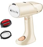 Handheld Steamer for Clothes, A 1500W Powerful Steamer with A 138ML Detachable Large Water Tank, ...