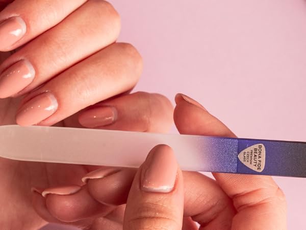 Czech glass nail file for natural nails fingernail file crystal nail file nano glass file
