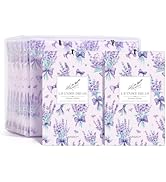MYARO 20 Packs Fresh Lavender Sachets, Air Freshener for Drawer and Closet, Long-Lasting Sachets ...