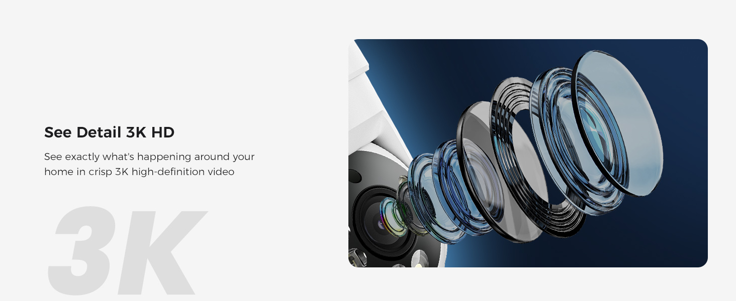 3K HD security camera