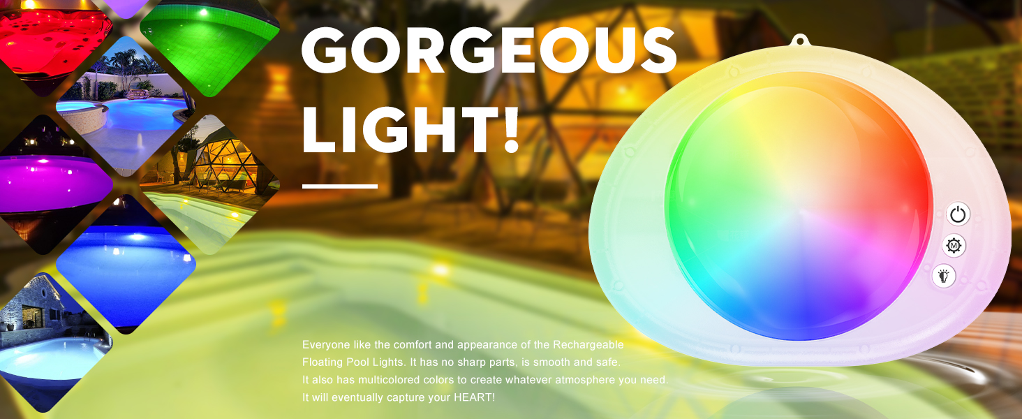 floating pool lights