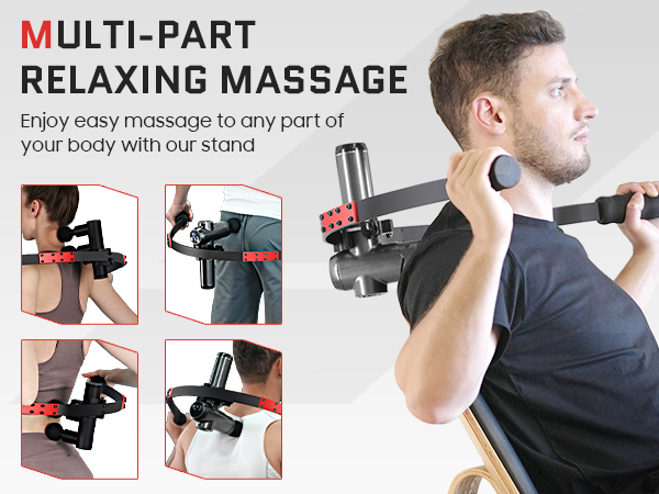 Massage Gun Holder hand held wall mount fascia stand rack bracket back Percussive muscle massagers