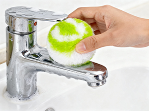 clean faucet
