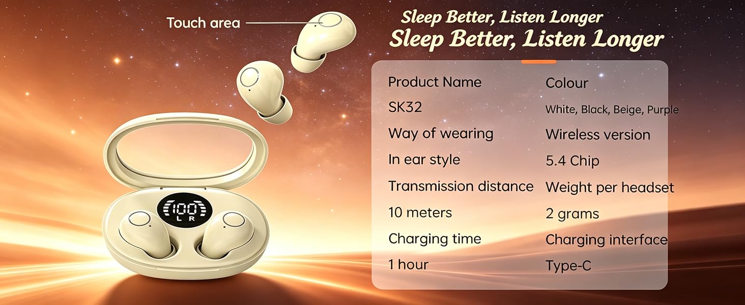 Invisible Sleep Wireless Bluetooth