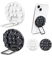 2PCS Suction Cup Phone Mounts, Silicone Strong Suction Adhesive Phone Grip, Adjustable Angle Phon...