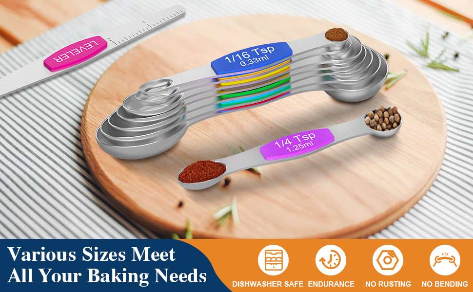 Magnetic Measuring Spoons
