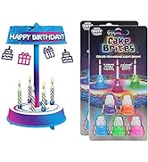 BEST PARTY EVER! 1 Spincredible Candle with 10 Cake Brites Bundle