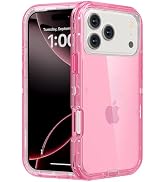 Follaroma for iPhone 17 Pro Max Case, Heavy Duty Shockproof Protection Phone Cases, Anti-Drop, Du...