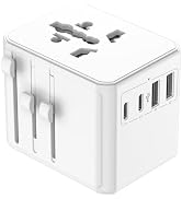 Power Adapter, 17W 220v to 110v Adapter,White Voltage Converter Us to Europe, for Some Electroics...