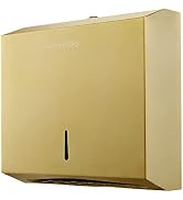 VANNSOO Commercial Paper Towel Dispenser Wall Mount, Tri-fold/Multi-fold/C-Fold Stainless Steel P...
