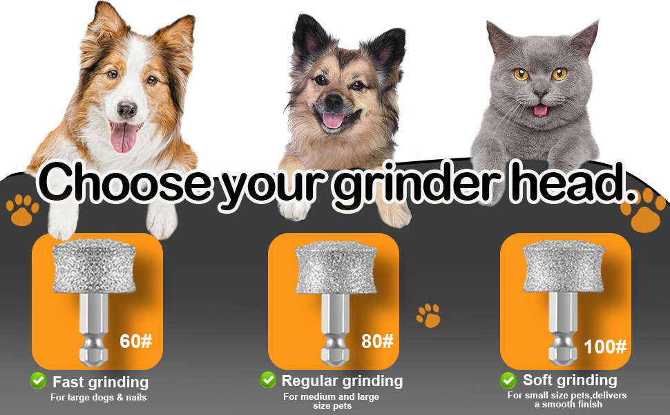 Pet Nail Grinder heads