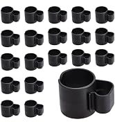 20 Pack 35mm Speaker Pole Cable Clips, Speaker Stand Cable Management Clips, Audio Cable Holders ...