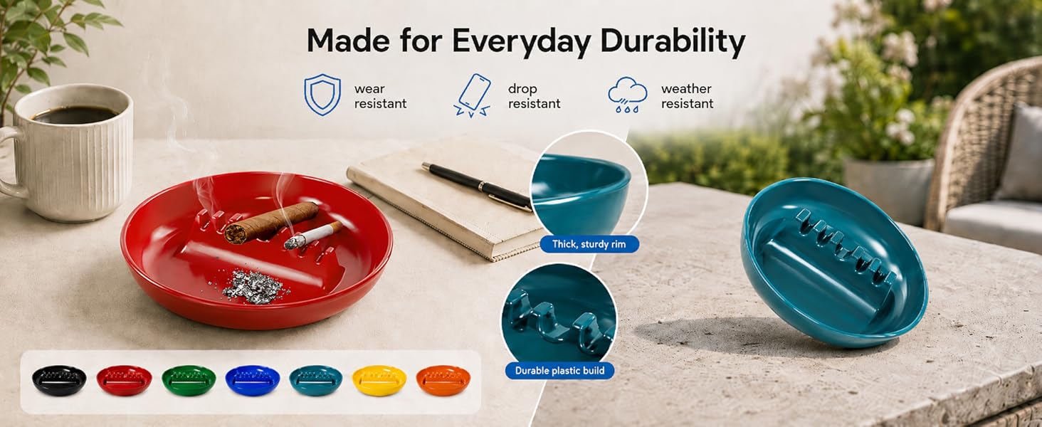 Plastic Ashtrays