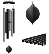 47 Inch Wind Chimes for Outside Deep Tone - Extra Large Outdoor Heavy Duty Tubes, Weather-Resista...