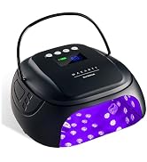 Makartt UV Nail Lamp – 30W Fast Curing UV Light with Handle Rechargeable Cordless Nail Dryer for ...