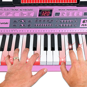 61-key electronic piano keyboard
