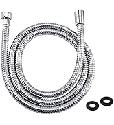 Klabb Shower Hose, 59 Inches Extra Long Chrome Handheld Shower Head Hose With Brass insert and nut
