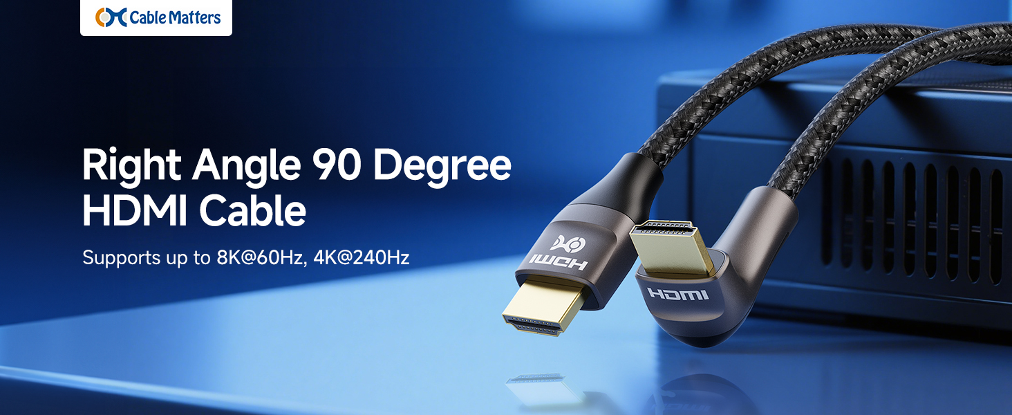 Right Angle HDMI Cable