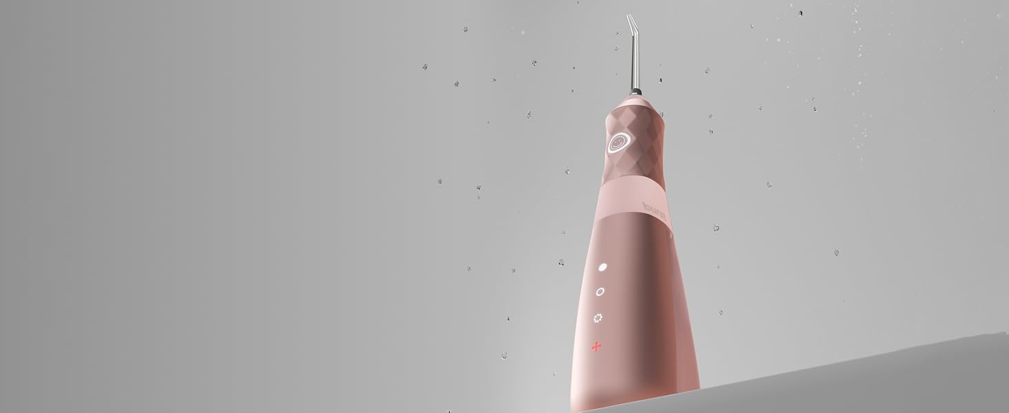Rose gold water flosser