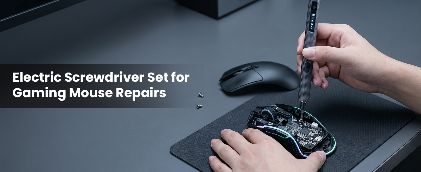 electric screwdriver for gaming mouse repairs