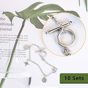 Toggle jewelry clasp application