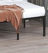 EMODA 20 Inch Queen Bed Frame No Box Spring Needed Heavy Duty Metal Tall Platform Bed Frame Queen...