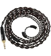 syeindunce Kefine 4 Core Earphone Cable, OFC Silver Plated Copper Litz IEM Cable, Dual Wire Cable...