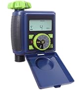 Splanteen Single Water Timer Garden Irrigation Controller Sprinkler Hose Timer with Big Dial&Larg...