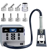 ATTEN ST-862D Hot Air Rework Station, 1000W Hot Air Gun Soldering Station, Intelligent Digital Di...