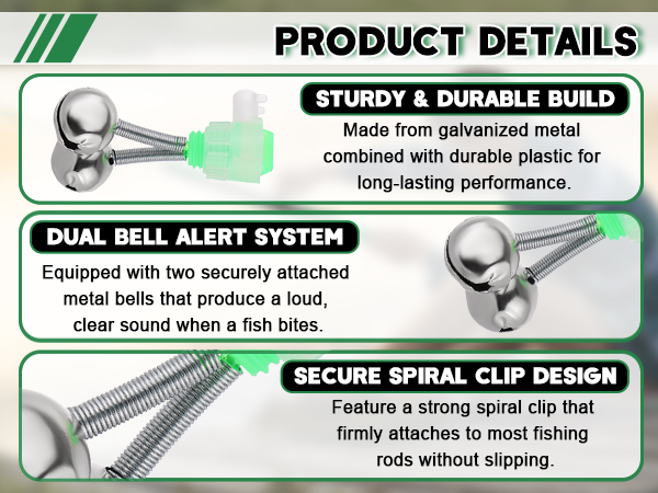 Double Bell Bite Alarms for Rods