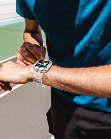 apple watch clear band