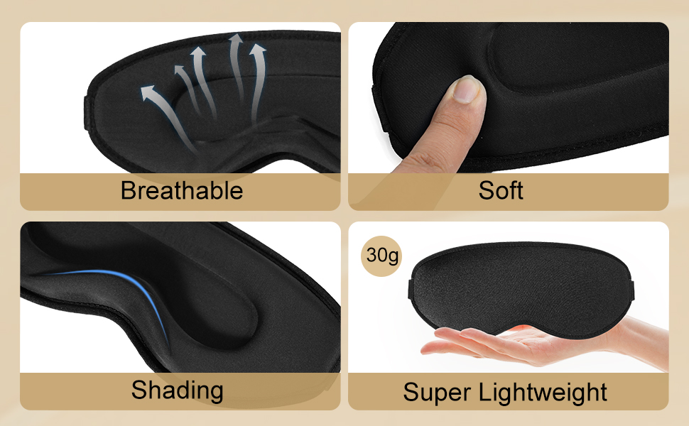 3D Softness Sleeping Eye Mask for Women Men