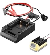 Ensayeer Jumper Cables with Adapter for De.Walt 20V/18V DCB Battery, Car Jumper Starter with Fuse...