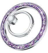 Magnetic Phone Ring Holder for Magsafe, Allengel Bling Bling Magnetic Phone Grip and Stand with F...