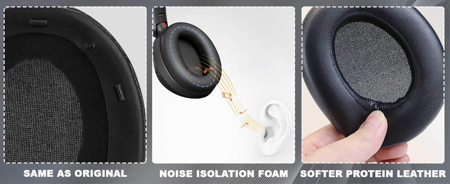 Replacement ear pads for Sony headphones