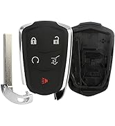 Key Fob Shell for Cadillac XT4 XT5 XT6 2017-2020, Alliskeys 5-Button Smart Key Case Cover Replace...