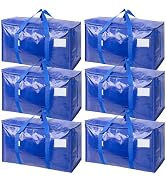 TICONN 6 Pack Extra Large Moving Bags Heavy Duty, Packing Bags for Storage