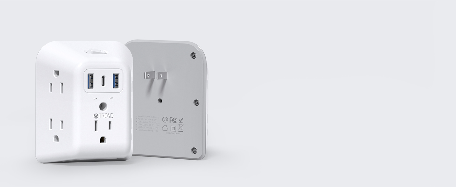 2 prong to 3 prong outlet adapter