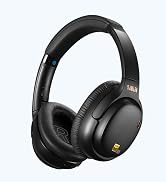 1Mii E700 Noise Cancelling Headphones Bluetooth Wireless Hi-Res LDAC,Black | Hybrid ANC, 75H Batt...