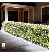 LitHome 21FT x 5FT Christmas Net Lights Outdoor Mesh Lights, 360 LED Cool White Christmas Net Lig...