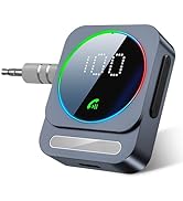 Bluetooth Aux Adapter, SONRU Bluetooth 5.3 Receiver for Car, Wireless Audio Receiver for Car/Home...