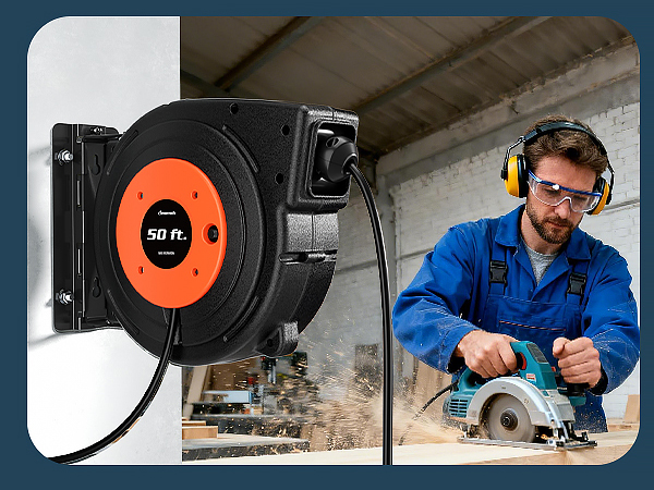 Retractable Extension Cord Reel