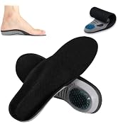 Insoles Men,Heavy Duty Support Insoles for Men & Women,High Arch Support Inserts with Shock Absor...