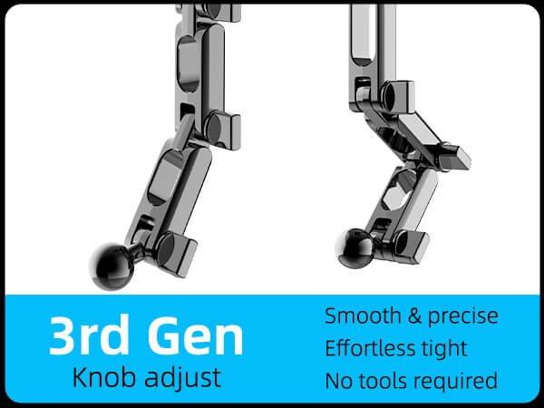 Smooth &precise,Effortless tight,No tools required