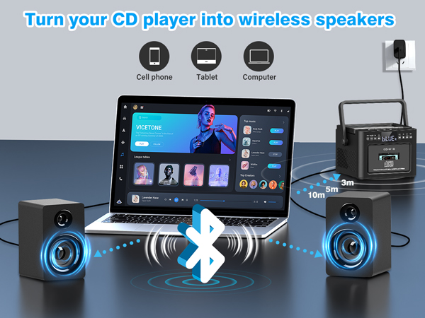 boombox with cd and cassette player