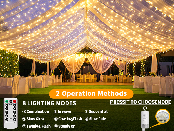 Gazebo lights battery